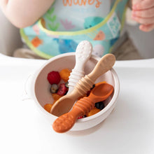 Load image into Gallery viewer, Bumkins Silicone Spoon 3pk - Rocky Road
