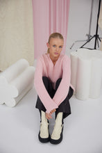 Load image into Gallery viewer, Heart of Stone Knit-PALE PINK