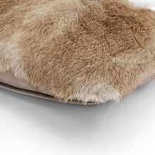 Load image into Gallery viewer, ARCTIC RABBIT CUSHION FULL SKIN NATURAL 30cm x 50cm