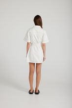 Load image into Gallery viewer, Defender Short Sleeve Dress- WHITE