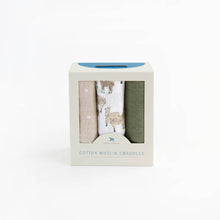 Load image into Gallery viewer, 3pk Cotton Muslin Swaddle - Llama Llama