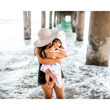 Load image into Gallery viewer, Hooded Towel + Wash Cloth - Watercolour Roses