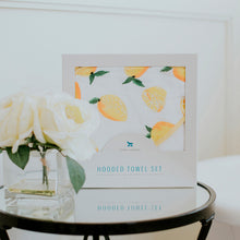 Load image into Gallery viewer, Hooded Towel + Wash Cloth - Lemon