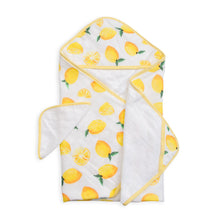 Load image into Gallery viewer, Hooded Towel + Wash Cloth - Lemon