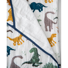 Load image into Gallery viewer, Hooded Towel + Wash Cloth - Dino Friends