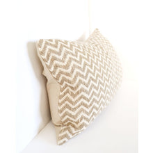 Load image into Gallery viewer, GILDA RECTANGLE CUSHION AND FEATHER INNER- CREAM NATURAL