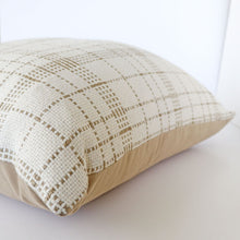 Load image into Gallery viewer, SOMA CUSHION AND FEATHER INNER - CREAM NATURAL