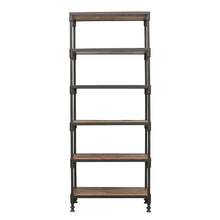 Load image into Gallery viewer, Can be ordered in: INDUSTRIAL METAL BOOKSHELF - NARROW