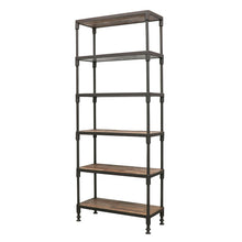 Load image into Gallery viewer, Can be ordered in: INDUSTRIAL METAL BOOKSHELF - NARROW