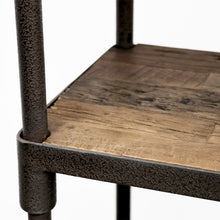 Load image into Gallery viewer, Can be ordered in: INDUSTRIAL METAL BOOKSHELF - NARROW