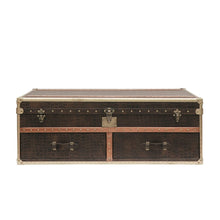 Load image into Gallery viewer, Can be ordered in: VOYAGER TRUNK COFFEE TABLE - AGED BROWN
