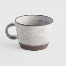 Load image into Gallery viewer, Concrete Grey Mug with Handle- SET OF TWO
