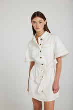 Load image into Gallery viewer, Defender Short Sleeve Dress- WHITE