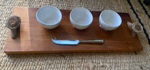 Load image into Gallery viewer, SERVING BOARD- Native Kauri Timber and NZ Deer Antler