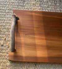 Load image into Gallery viewer, SERVING BOARD- Native Kauri Timber and NZ Deer Antler
