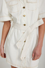 Load image into Gallery viewer, Defender Short Sleeve Dress- WHITE
