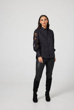 Load image into Gallery viewer, Victoria Shirt- Black Embroidery