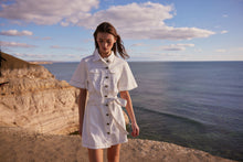 Load image into Gallery viewer, Defender Short Sleeve Dress- WHITE