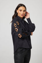 Load image into Gallery viewer, Victoria Shirt- Black Embroidery