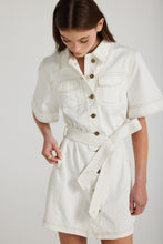 Load image into Gallery viewer, Defender Short Sleeve Dress- WHITE