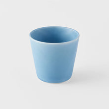 Load image into Gallery viewer, SET OF TWO Dry Blue V Shape Teacup