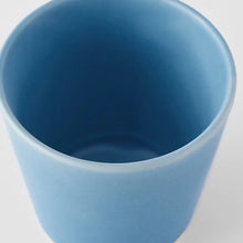 Load image into Gallery viewer, SET OF TWO Dry Blue V Shape Teacup
