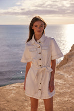 Load image into Gallery viewer, Defender Short Sleeve Dress- WHITE