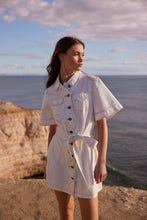 Load image into Gallery viewer, Defender Short Sleeve Dress- WHITE