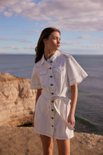 Load image into Gallery viewer, Defender Short Sleeve Dress- WHITE