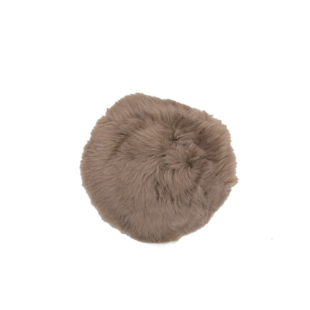 SHEEPSKIN SEAT PAD - MID BROWN