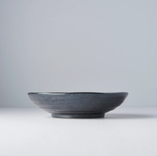 Load image into Gallery viewer, Matte Black Shallow Bowl
