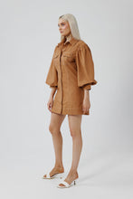 Load image into Gallery viewer, Marley Dress- MEERKAT COTTON LINEN
