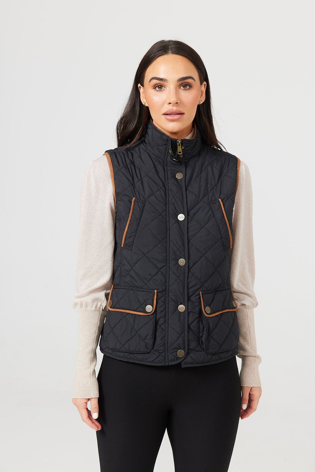 Balmoral Vest- BLACK