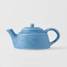 Load image into Gallery viewer, Low Style Teapot in Dry Blue
