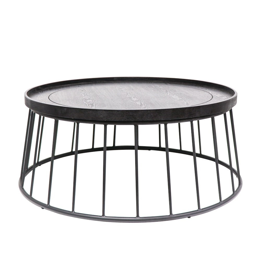 Can be ordered in: REID ROUND COFFEE TABLE - BLACK & BLACK